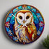 Bernadette Barn Owl Suncatcher Effect Clock